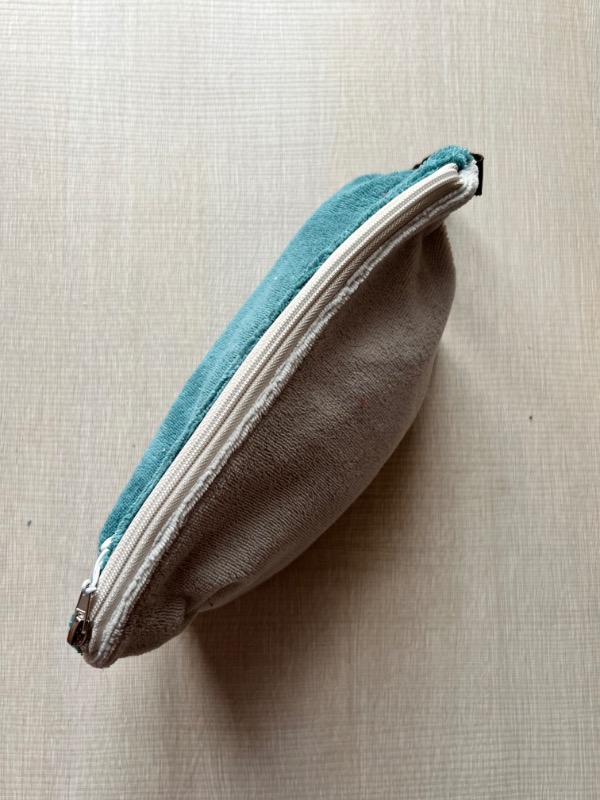 Pochette in spugna Bamboo Grigio oceano