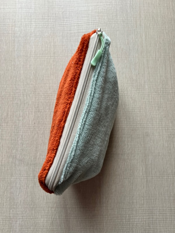Pochette in spugna Menta ruggine