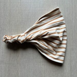 Bandana Estiva Righe panna ocra